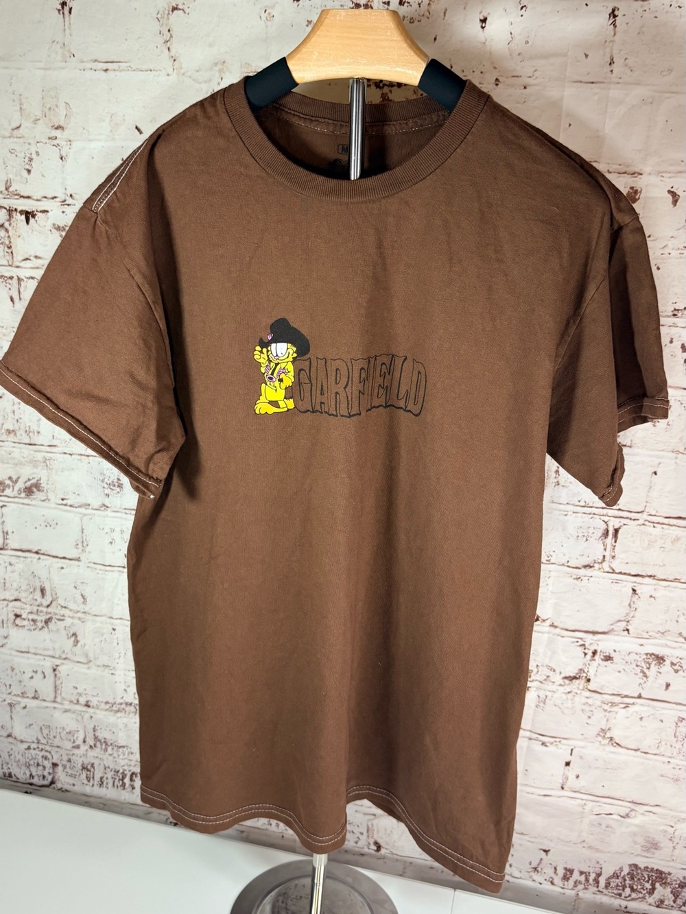 Garfield Graphic Short-Sleeve T-Shirt - Brown